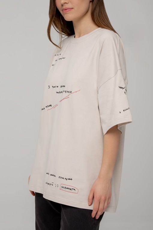 Футболка з вишивкою Любов M/L Футболка з вишивкою Любов M/L