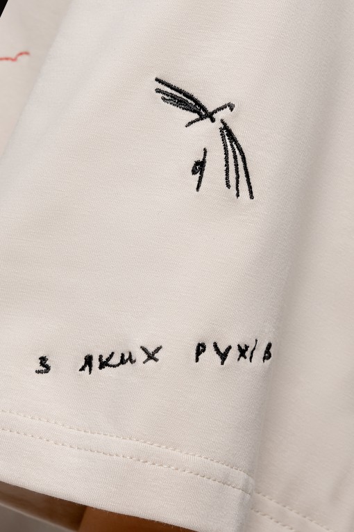 Футболка з вишивкою Любов M/L Футболка з вишивкою Любов M/L