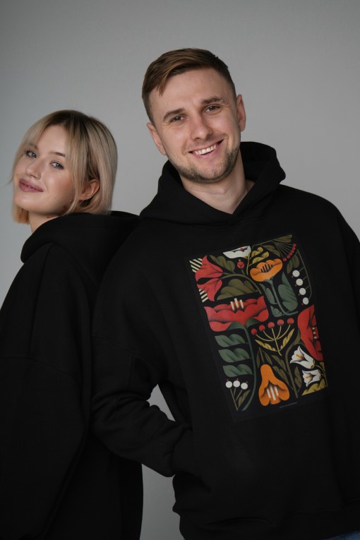 Худі Квітень L/XL Чорне