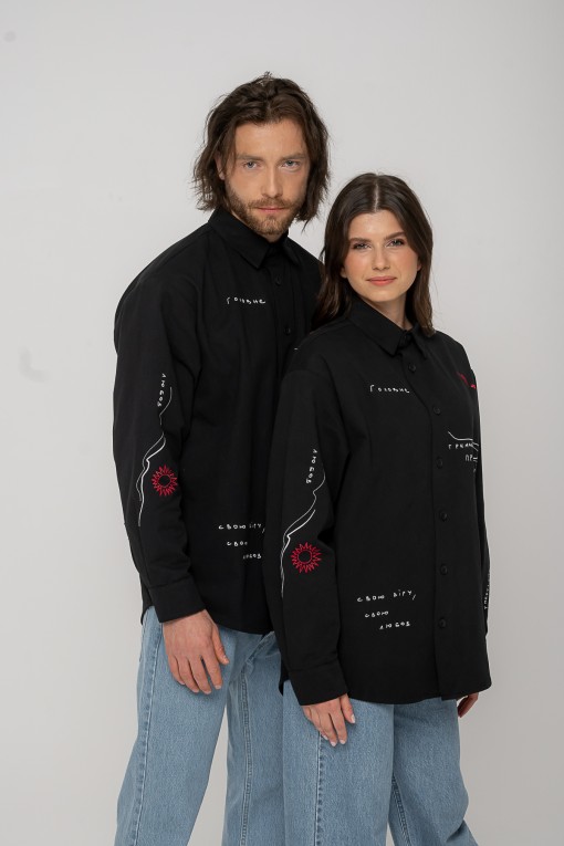 Сорочка з вишивкою Тримай M/L Сорочка з вишивкою Тримай M/L