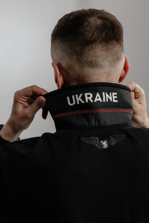 Футболка-поло Авіація Галичини M Чорна Футболка-поло Авіація Галичини M Чорна