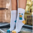 Шкарпетки Griffon Socks Їбаш Унісекс 36-39 Білі Шкарпетки Griffon Socks Їбаш Унісекс 36-39 Білі