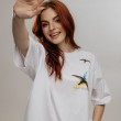Футболка CTRL Вільні літати Унісекс XS Біла